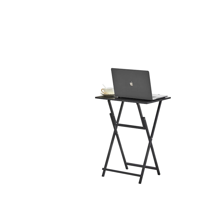 Skládací dřevěný odkládací stolek k TV