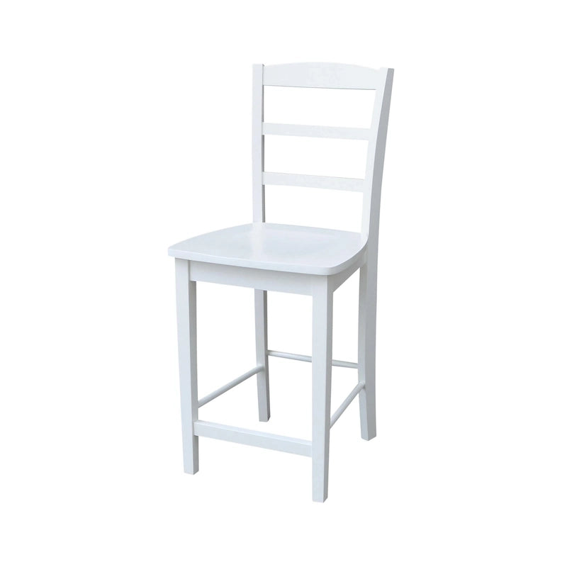 Tabouret de comptoir et de bar en bois massif
