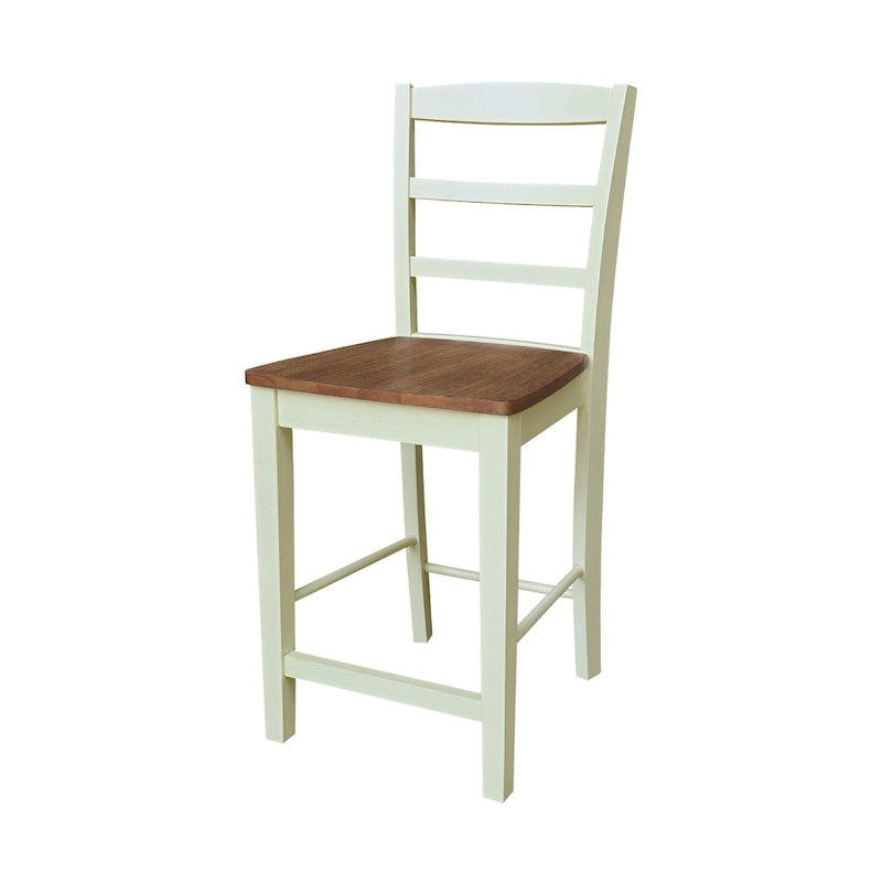 Tabouret de comptoir et de bar en bois massif
