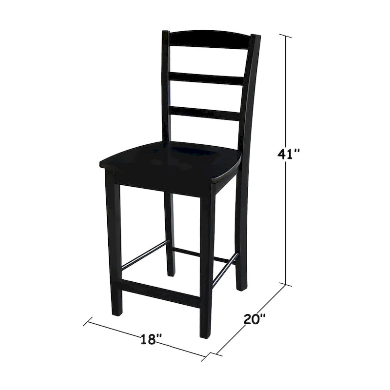 Tresen- und Barhocker aus Massivholz