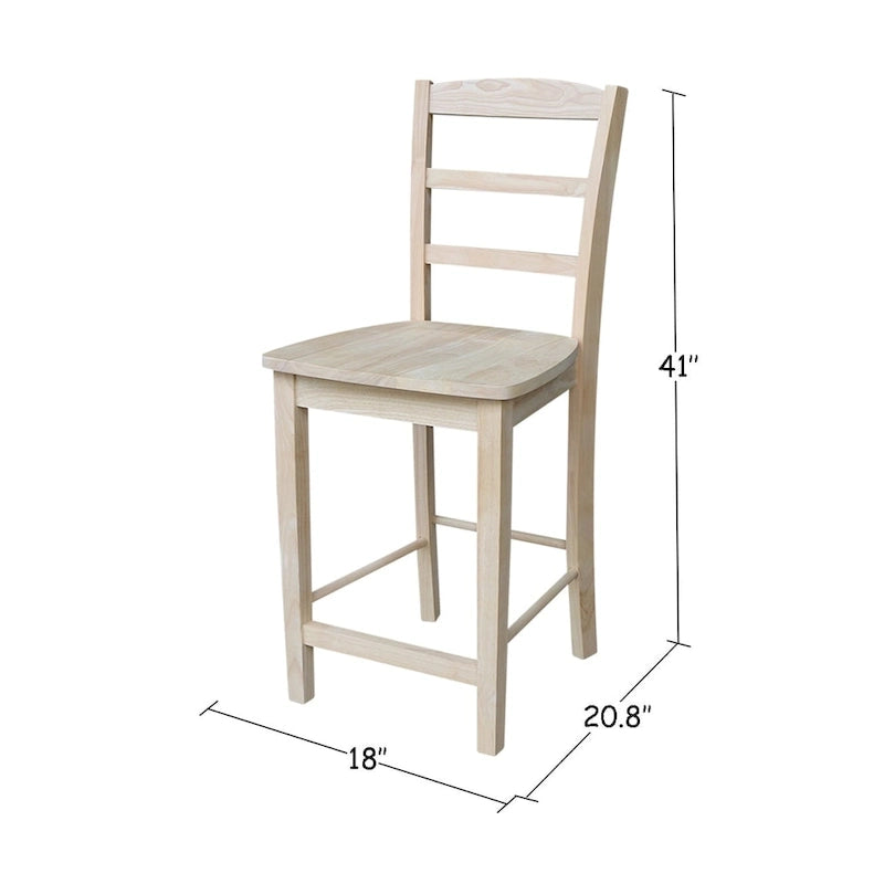 Tresen- und Barhocker aus Massivholz