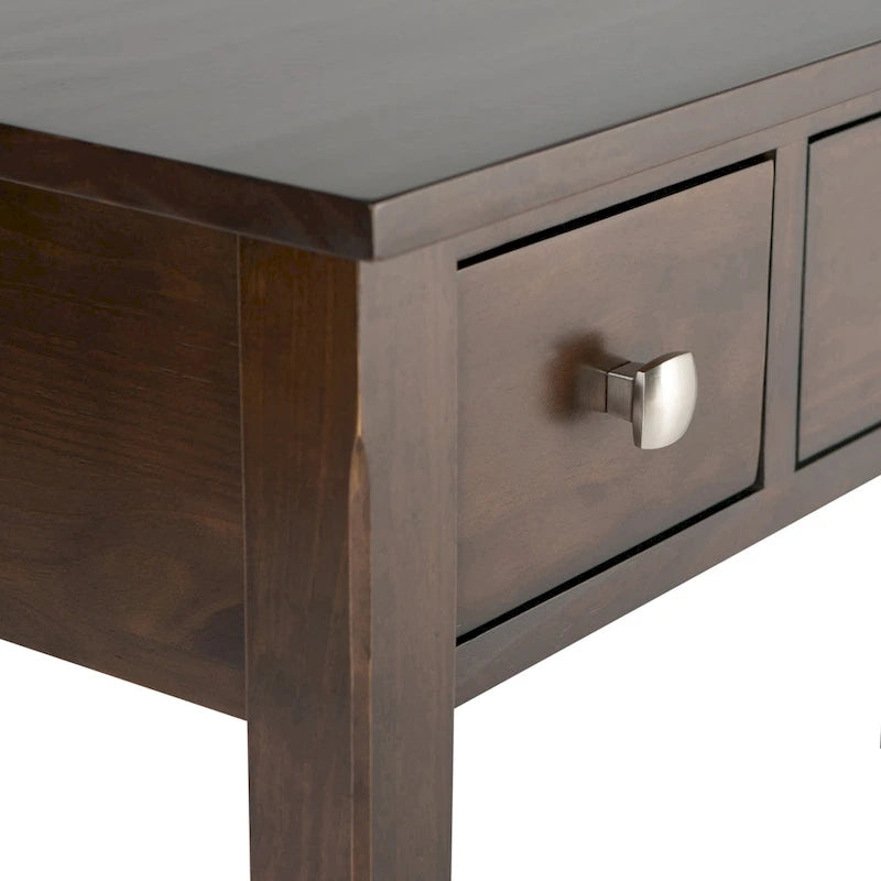 Scrivania contemporanea in legno massello