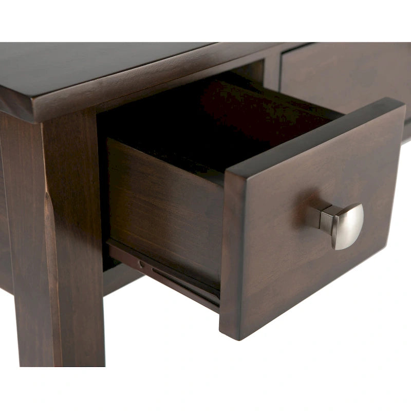 Scrivania contemporanea in legno massello