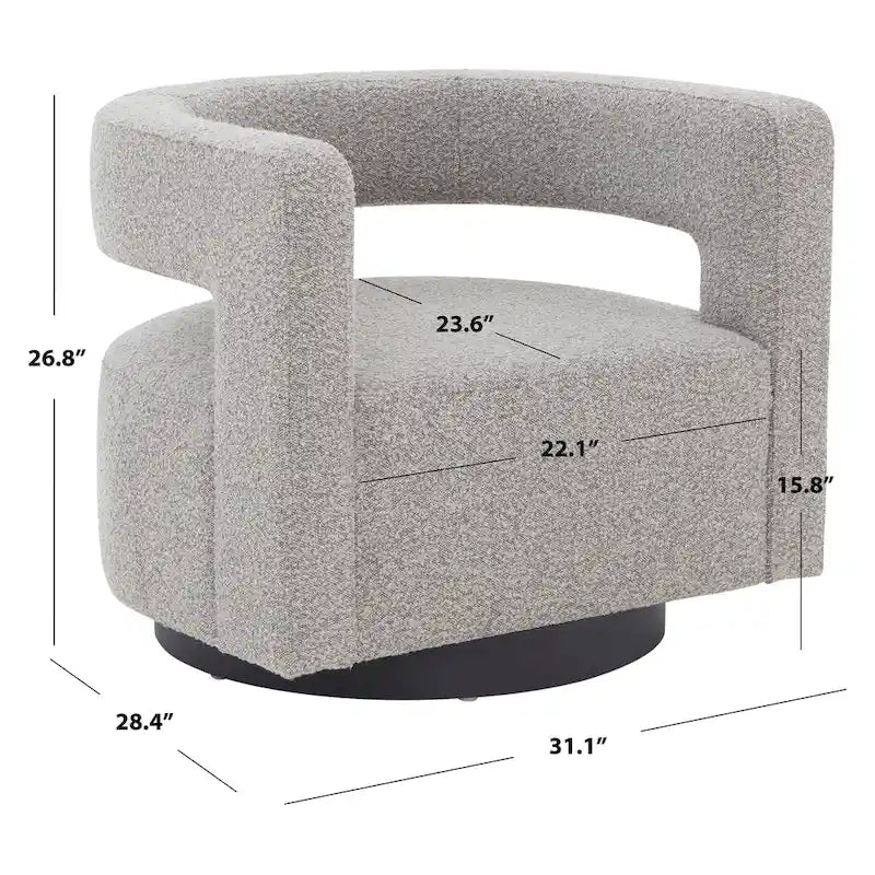 Designové čalouněné otočné křeslo