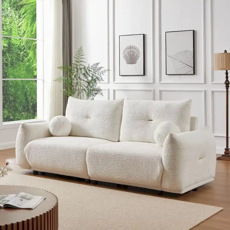 Lambswool Deep-Seat Comfort Sofa